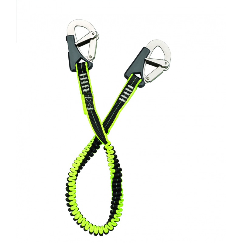 Cordone ombelicale Plastimo 1,5 mt elastico 2 moschettoni