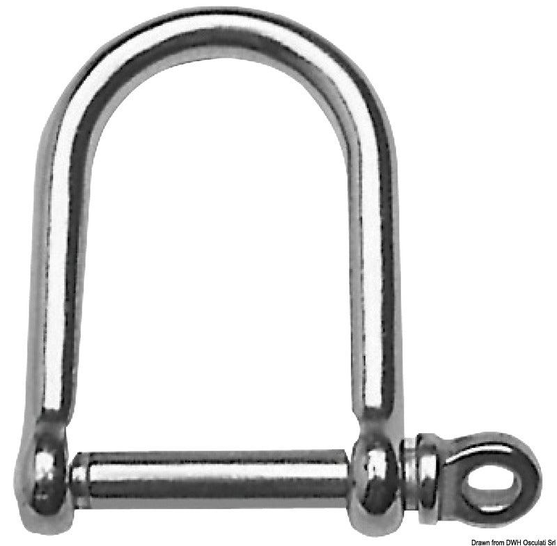 Manilles larges en inox